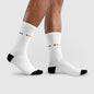 Regenbogen Herz Socken | Pride Socken mit bunten Herzchen | LGBTQ+ Statement-Socken | Queeres Geschenk | Bunte Unisex Socken mit Liebe