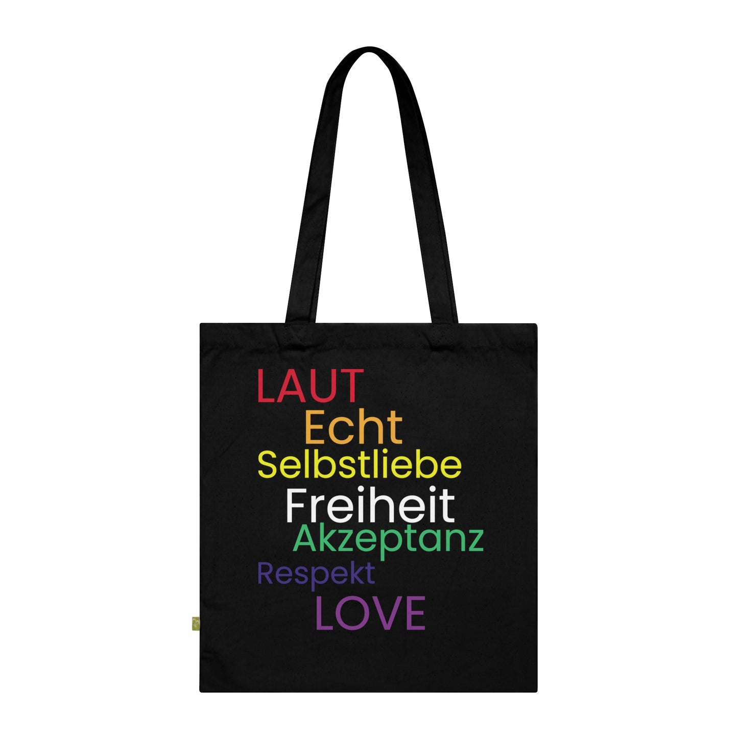 Bio-Baumwoll Tragetasche „Love, Acceptance & Self-Love“