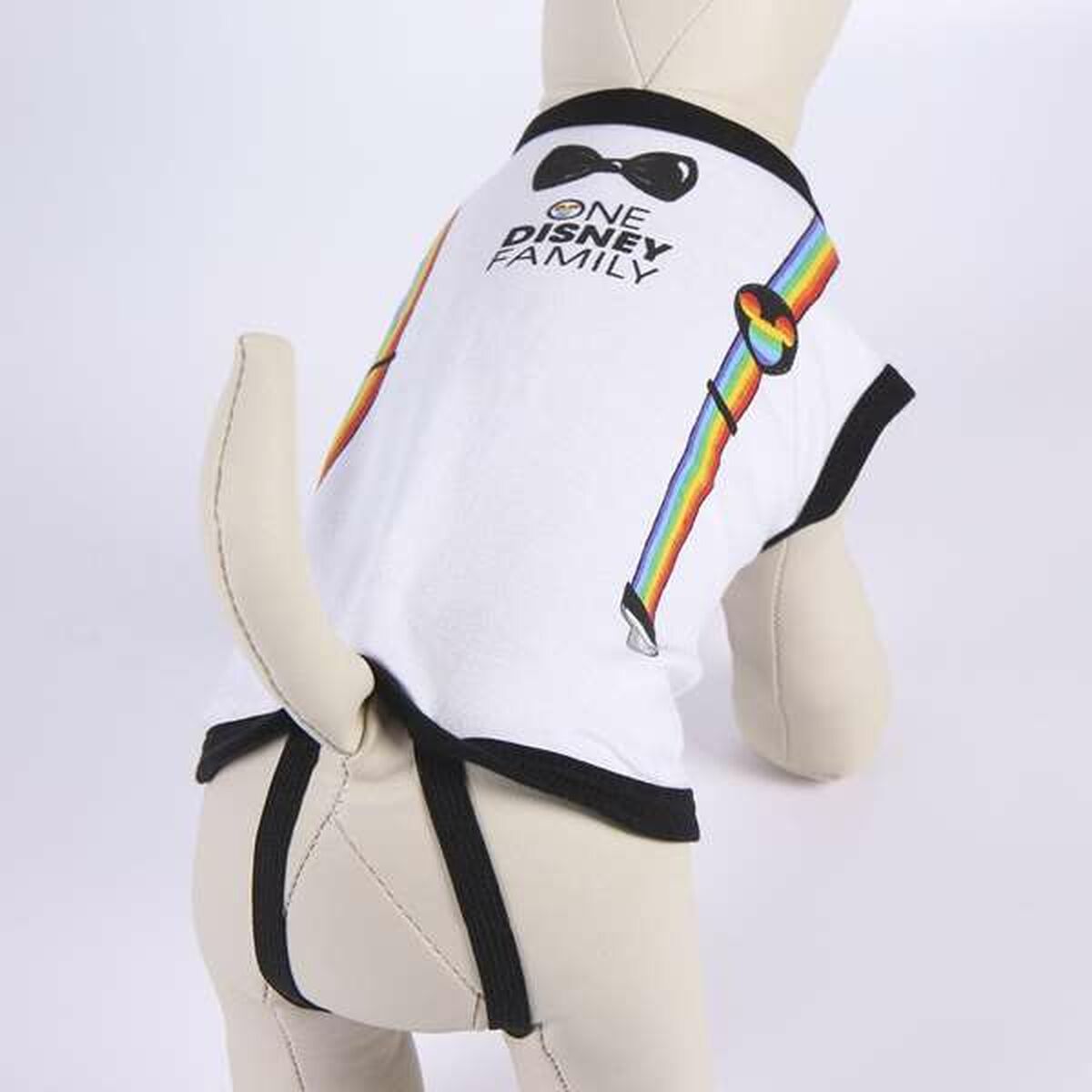 Dog T-shirt Disney Pride White-1