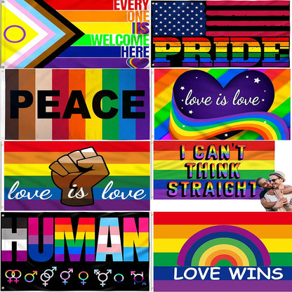 Love Is Love Pride Flagge