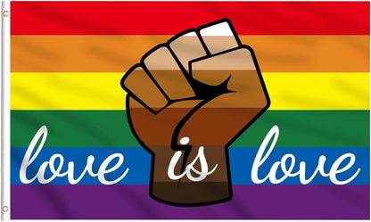 Love Is Love Pride Flagge