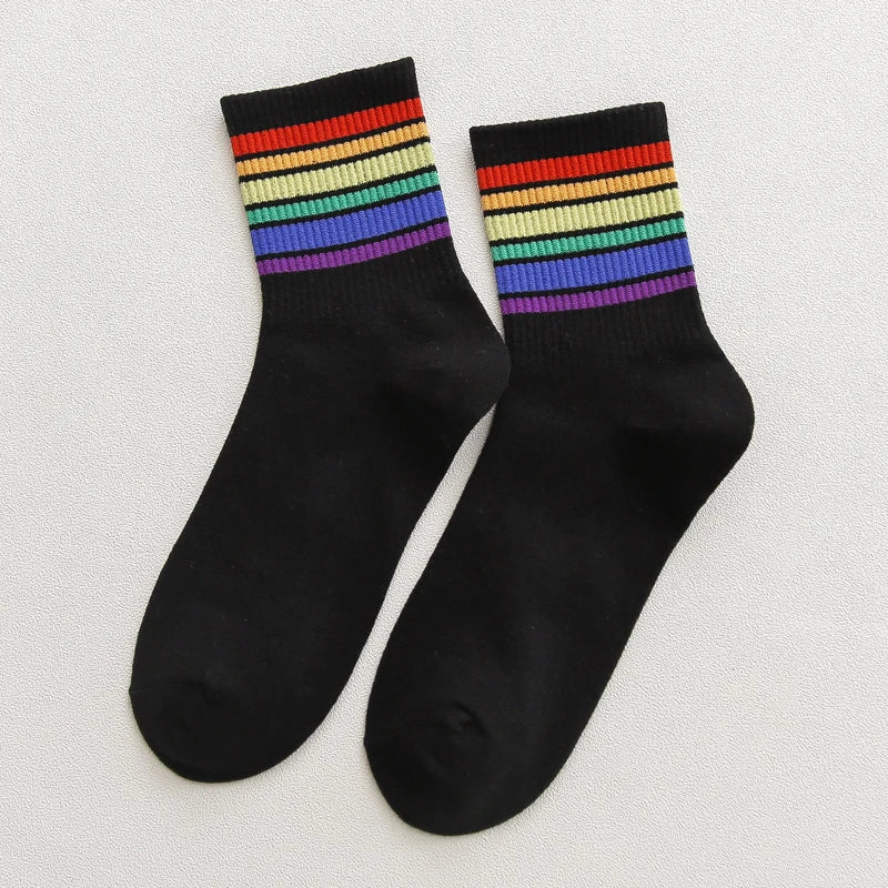 Regenbogen Socken