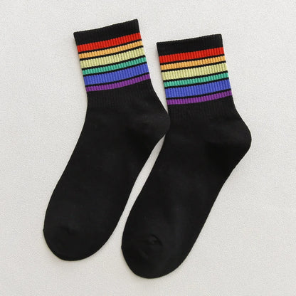 Regenbogen Socken