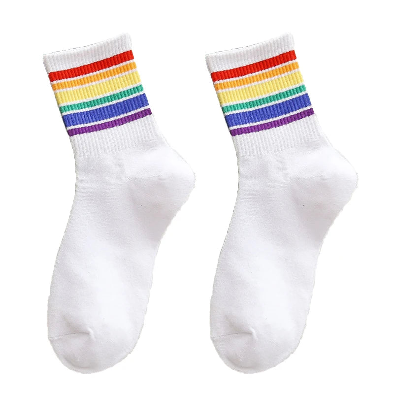 Regenbogen Socken