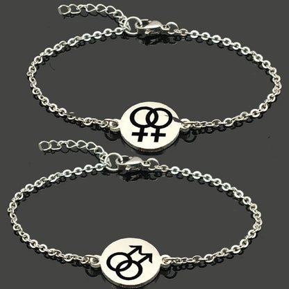 Pride Partnerarmbänder – 2er-Set