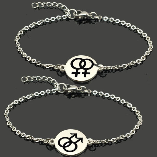 Pride Partnerarmbänder – 2er-Set
