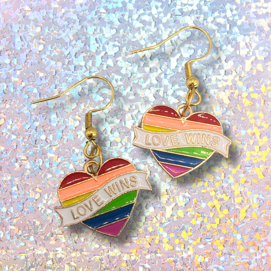 Love Wins Pride Earrings-0