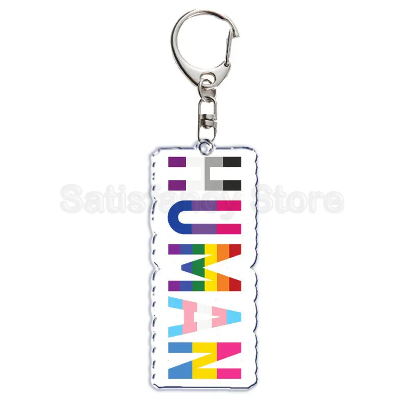 Pride Acryl-Schlüsselanhänger