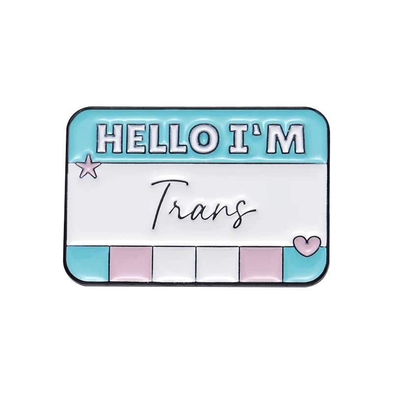 Pride Emaille-Pin mit Dialog-Design