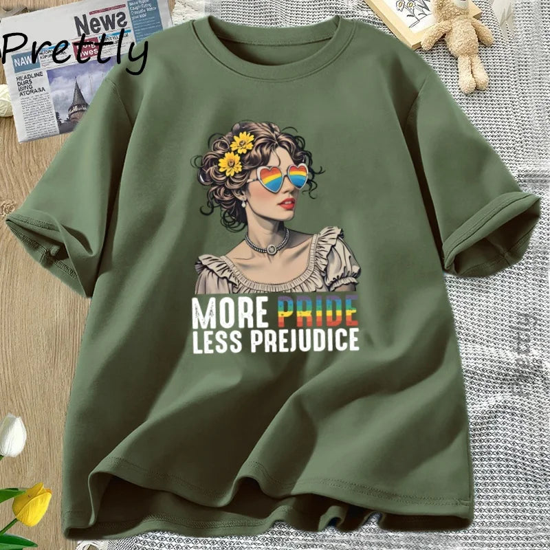 Pride Shirt „Mehr Stolz, weniger Vorurteile“