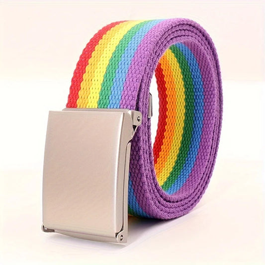 Gürtel in Regenbogenfarben