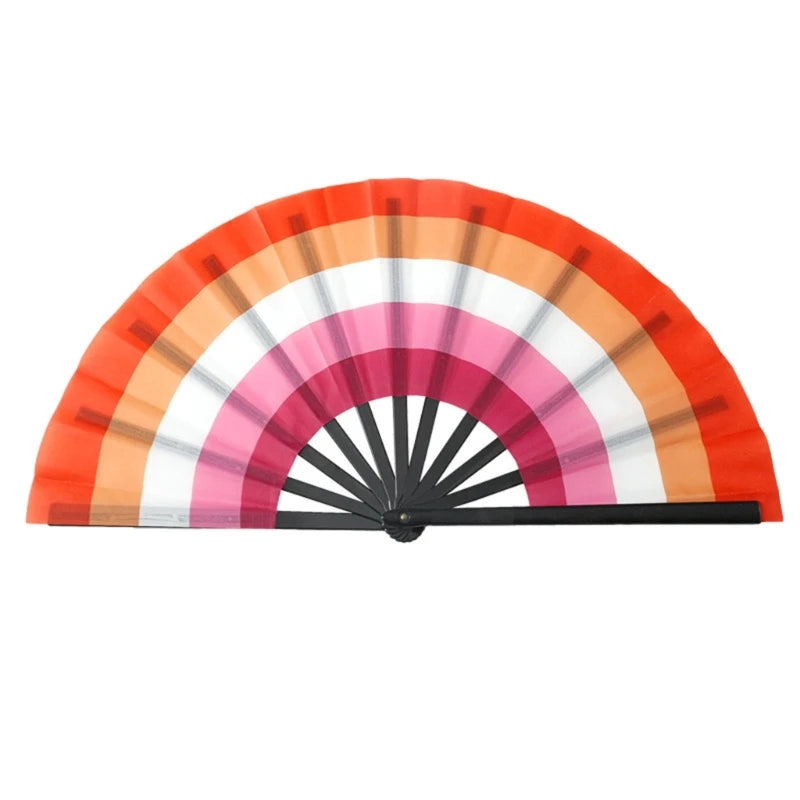 Regenbogen Faltfächer – 33 cm