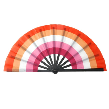 Regenbogen Faltfächer – 33 cm