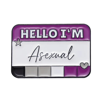 Pride Emaille-Pin mit Dialog-Design