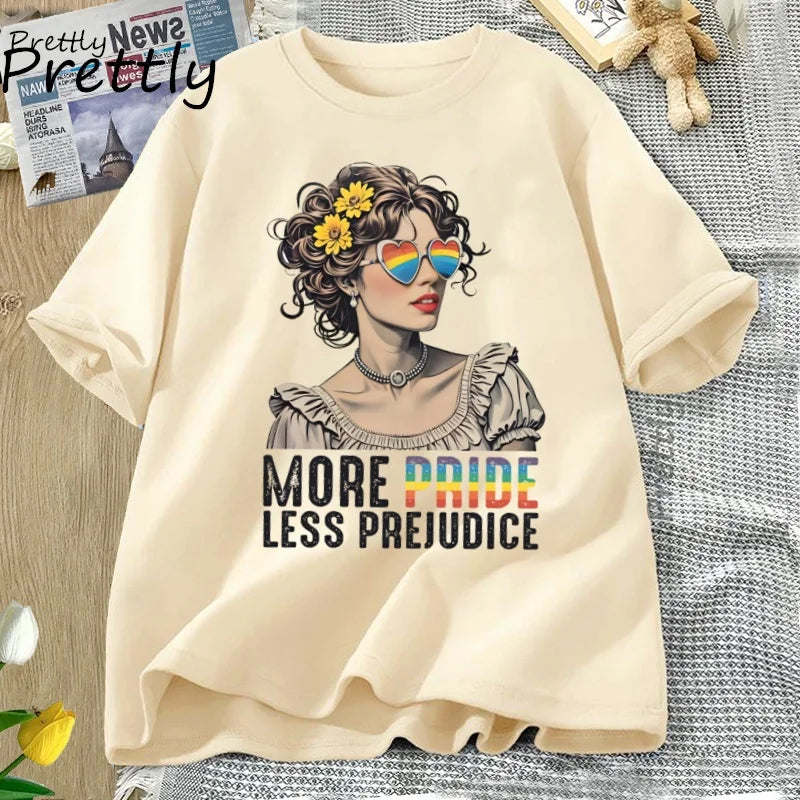 Pride Shirt „Mehr Stolz, weniger Vorurteile“