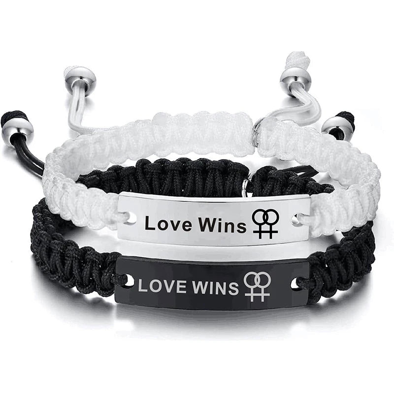 Love Wins Pride Armband – verstellbar