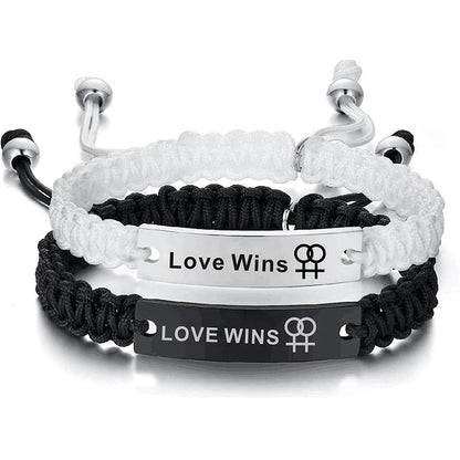Love Wins Pride Armband – verstellbar