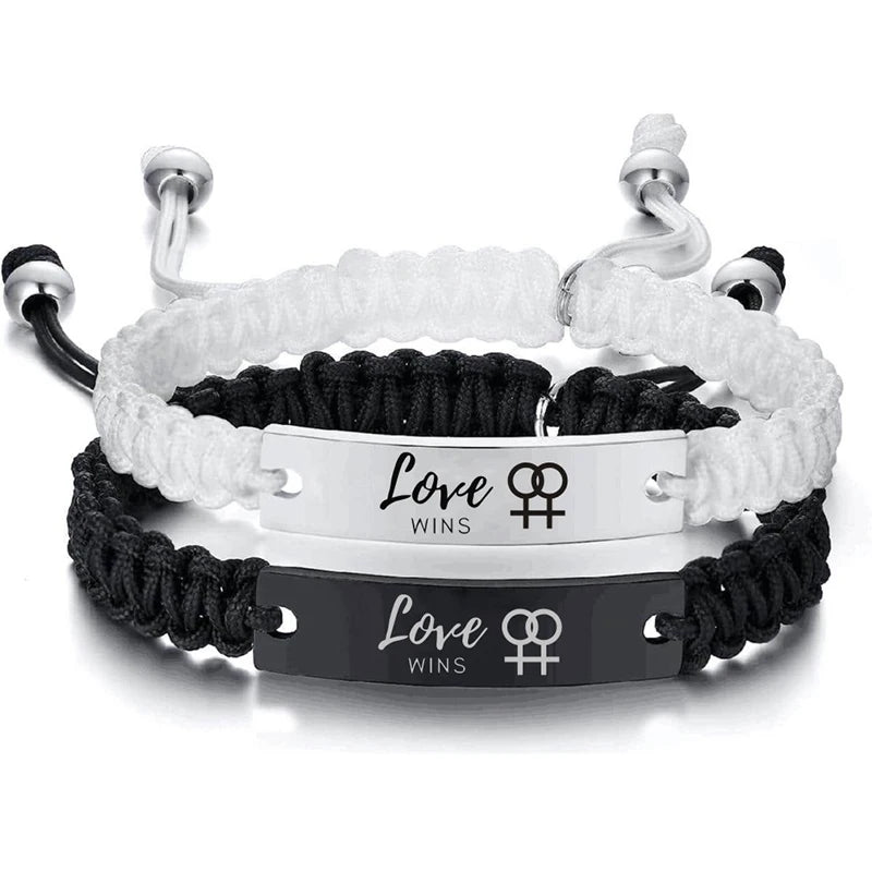 Love Wins Pride Armband – verstellbar