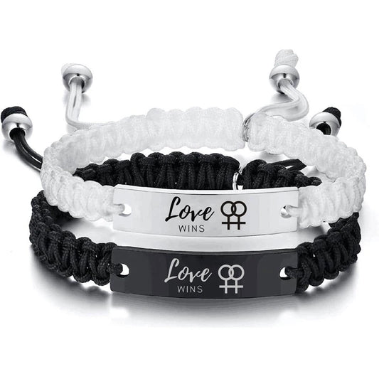 Love Wins Pride Armband – verstellbar