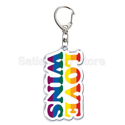 Pride Acryl-Schlüsselanhänger