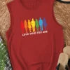 Pride Tanktop „Love who you are“