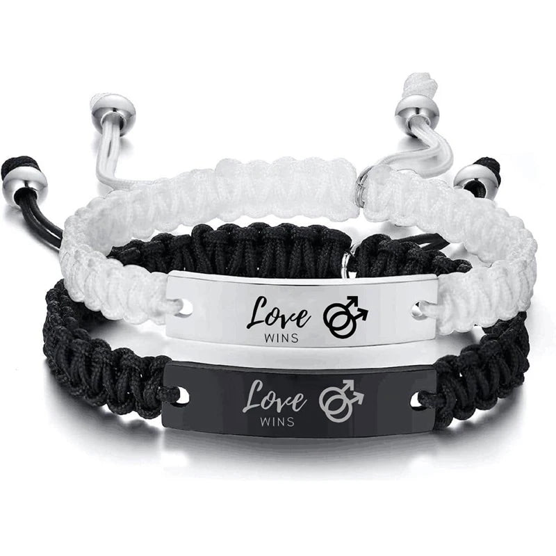 Love Wins Pride Armband – verstellbar