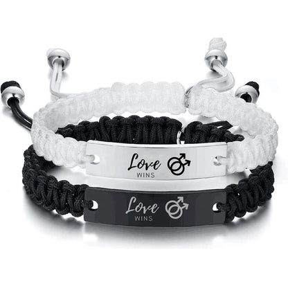 Love Wins Pride Armband – verstellbar
