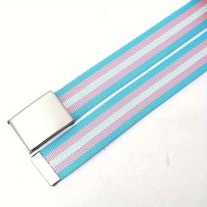 Gürtel in Regenbogenfarben