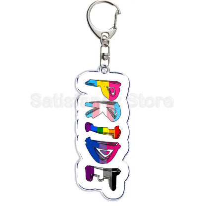 Pride Acryl-Schlüsselanhänger