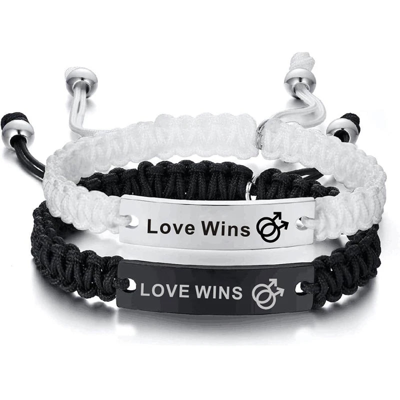 Love Wins Pride Armband – verstellbar