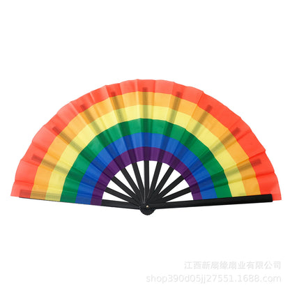 Regenbogen Faltfächer – 33 cm