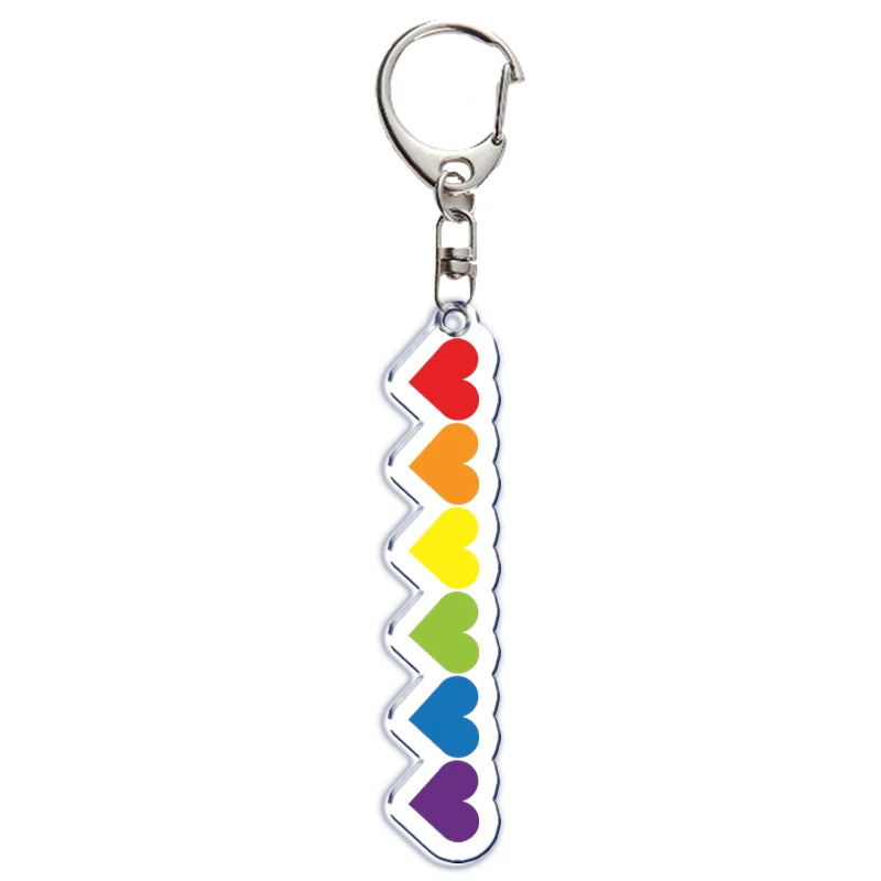 Pride Acryl-Schlüsselanhänger