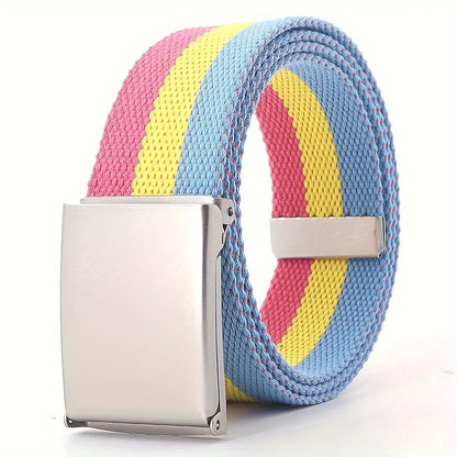Gürtel in Regenbogenfarben