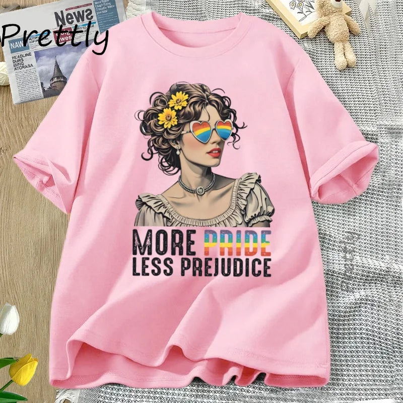 Pride Shirt „Mehr Stolz, weniger Vorurteile“