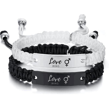 Love Wins Pride Armband – verstellbar