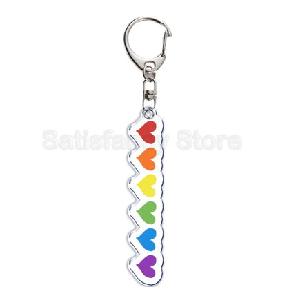 Pride Acryl-Schlüsselanhänger