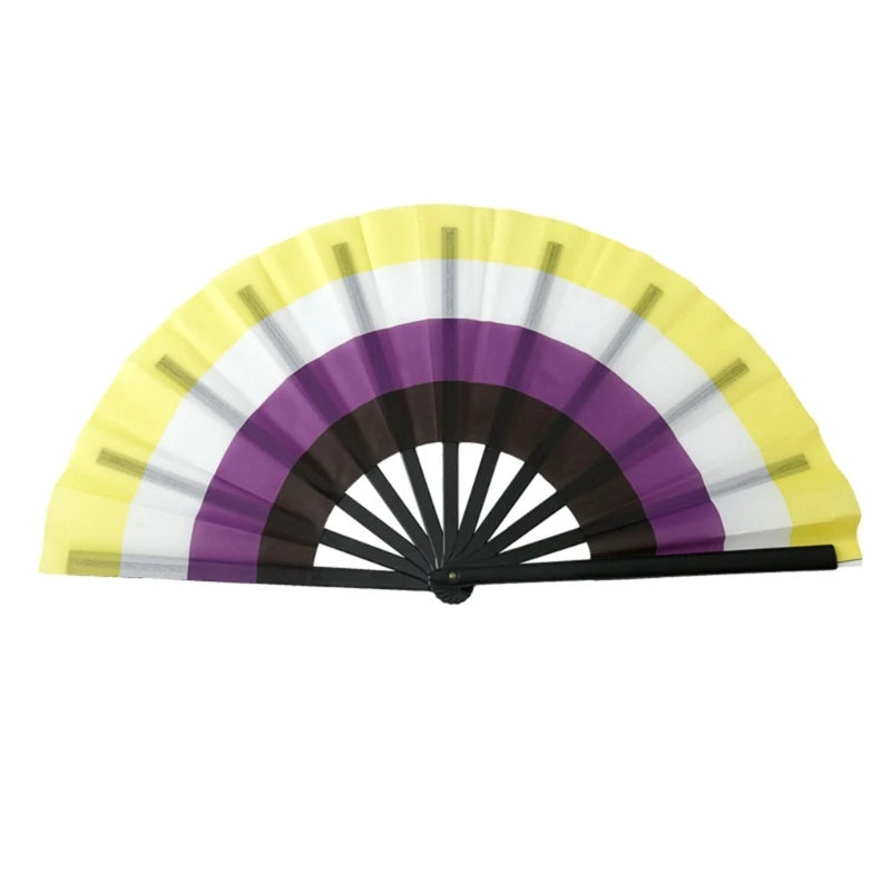 Regenbogen Faltfächer – 33 cm
