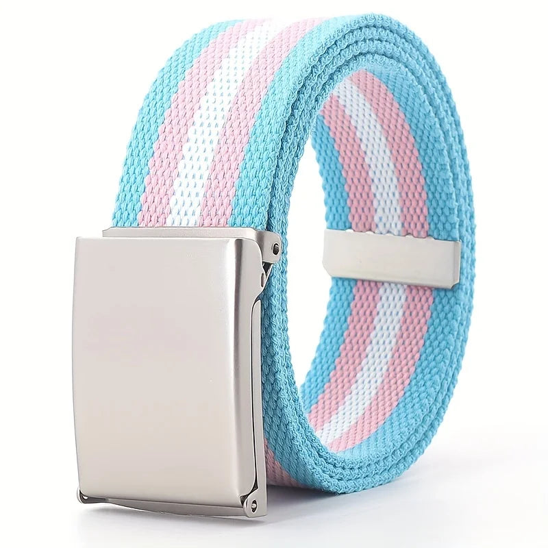Gürtel in Regenbogenfarben