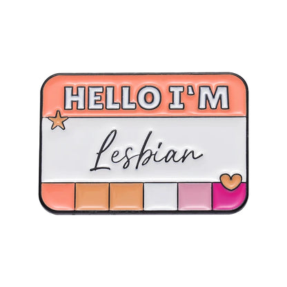Pride Emaille-Pin mit Dialog-Design