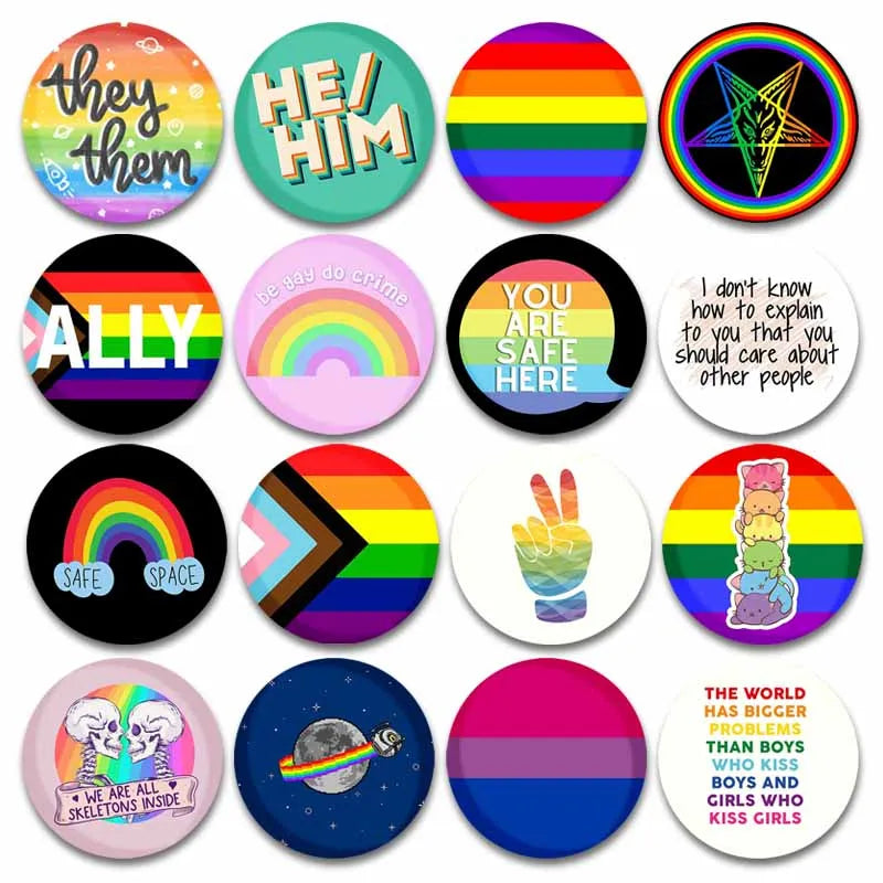 Pride Herz Button Pin