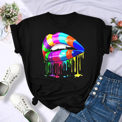 Damen T-Shirt mit Pride-Grafik