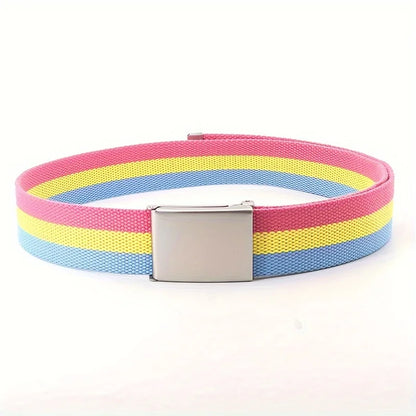 Gürtel in Regenbogenfarben
