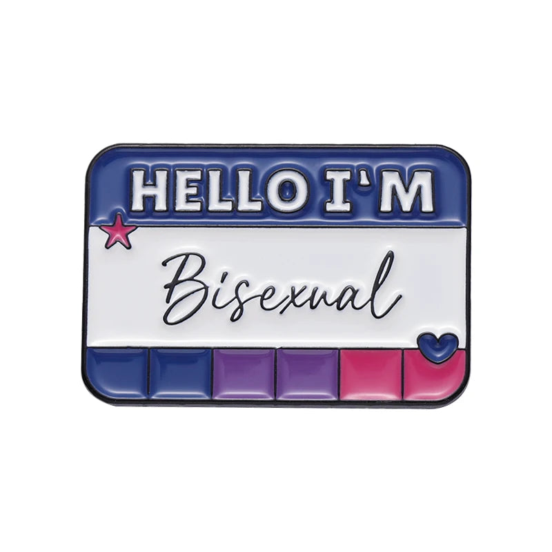 Pride Emaille-Pin mit Dialog-Design