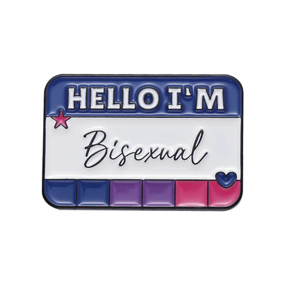 Pride Emaille-Pin mit Dialog-Design