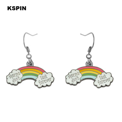 Pride Regenbogen-Ohrringe