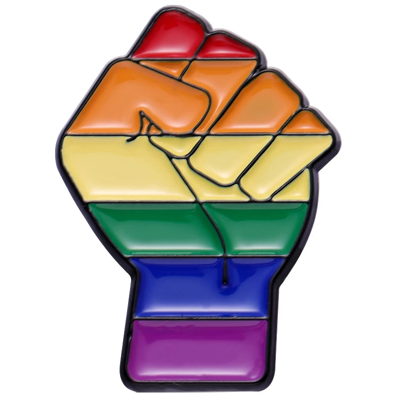 Pride Emaille-Pin mit Dialog-Design