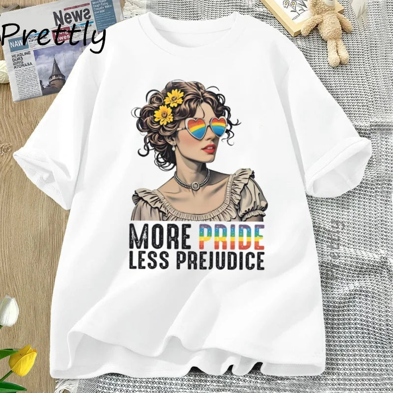 Pride Shirt „Mehr Stolz, weniger Vorurteile“