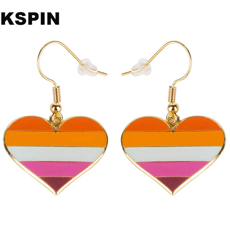 Pride Regenbogen-Ohrringe