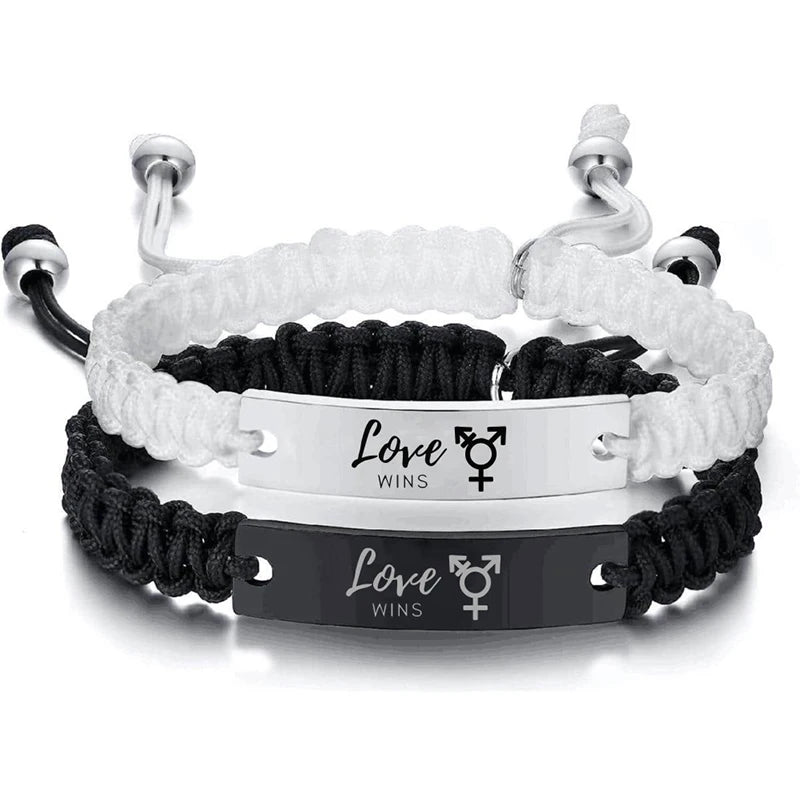 Love Wins Pride Armband – verstellbar