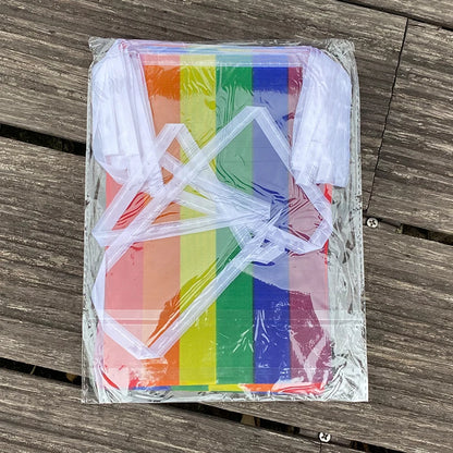 Regenbogen Flaggen-Girlande – 20-teilig